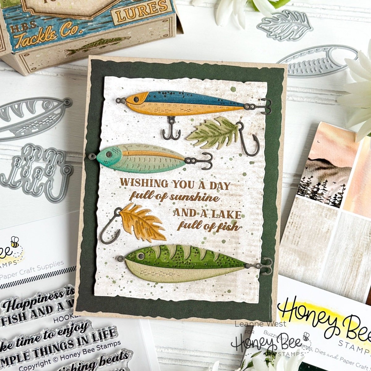 Lovely Layers: Lures - Honey Cuts - Stand - Alone Dies - Honey Bee Stamps