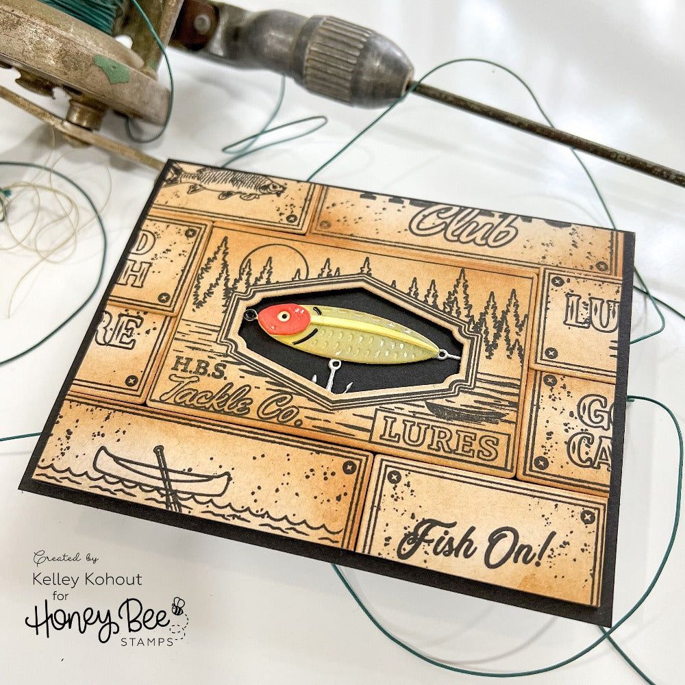 Lovely Layers: Lures - Honey Cuts - Stand - Alone Dies - Honey Bee Stamps