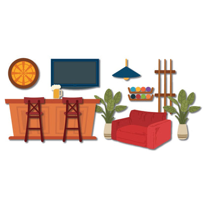 Lovely Layers: Mancave - Honey Cuts Stand - Alone Dies - Honey Bee Stamps