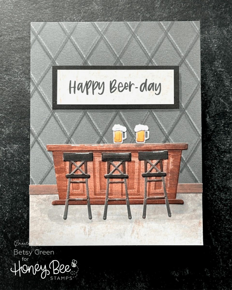 Lovely Layers: Mancave - Honey Cuts Stand - Alone Dies - Honey Bee Stamps