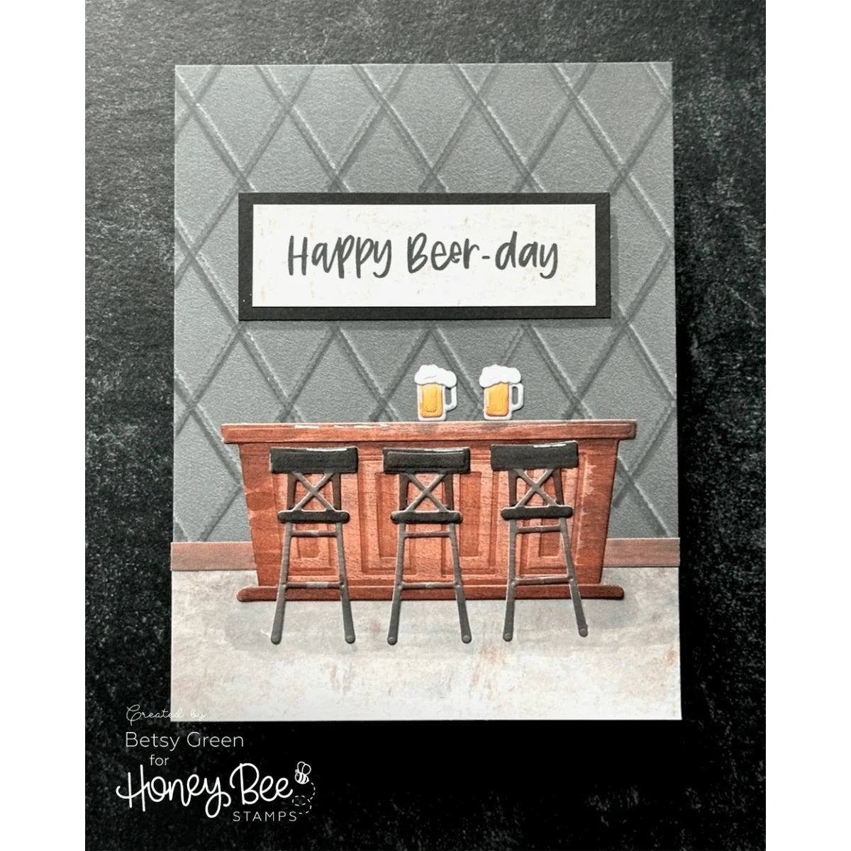 Lovely Layers: Mancave - Honey Cuts Stand - Alone Dies - Honey Bee Stamps