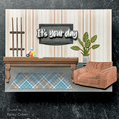 Lovely Layers: Mancave - Honey Cuts Stand - Alone Dies - Honey Bee Stamps