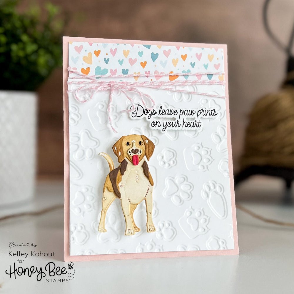Lovely Layers: Medium Dogs - Honey Cuts - Stand - Alone Dies - Honey Bee Stamps