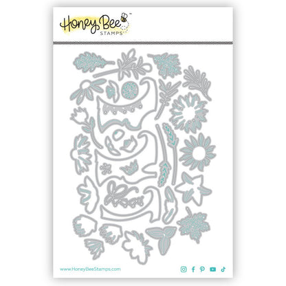 Lovely Layers: Mini Fall Florals - Honey Cuts - Stand - Alone Dies - Honey Bee Stamps