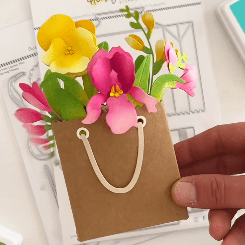 Lovely Layers: Mini Spring Florals - Honey Cuts Stand - Alone Dies - Honey Bee Stamps