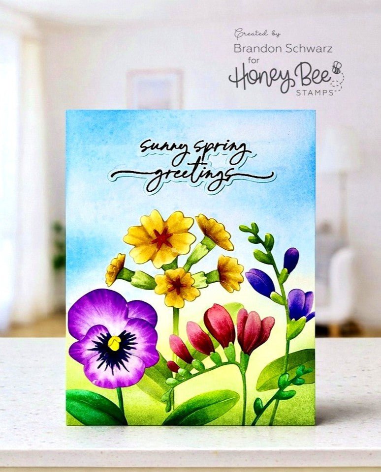Lovely Layers: Mini Spring Florals - Honey Cuts Stand - Alone Dies - Honey Bee Stamps