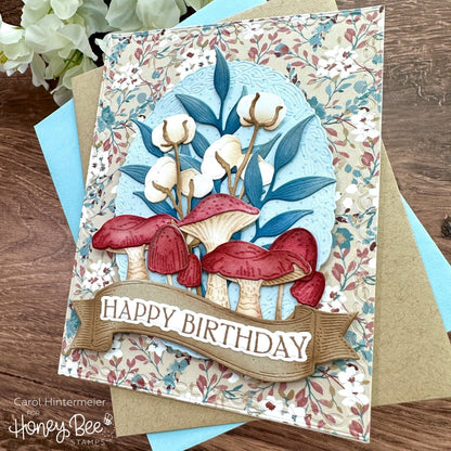 Lovely Layers: Mushroom - Honey Cuts - Stand - Alone Dies - Honey Bee Stamps