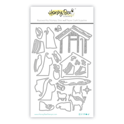 Lovely Layers: Nativity Scene - Honey Cuts - Stand - Alone Dies - Honey Bee Stamps