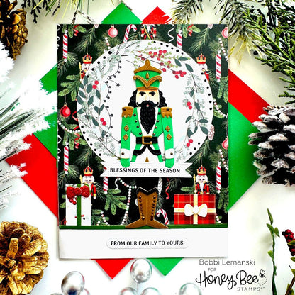 Lovely Layers: Nutcracker - Honey Cuts - Stand - Alone Dies - Honey Bee Stamps