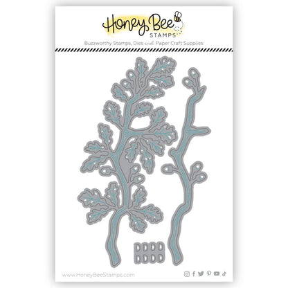 Lovely Layers: Oak Branch - Honey Cuts - Stand - Alone Dies - Honey Bee Stamps