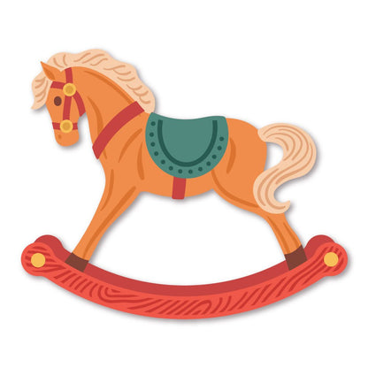 Lovely Layers: Old Fashioned Rocking Horse - Honey Cuts - Stand - Alone Dies - Honey Bee Stamps