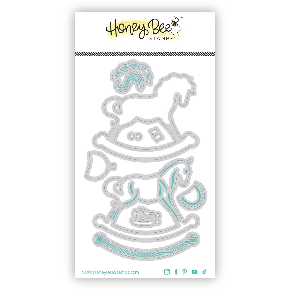 Lovely Layers: Old Fashioned Rocking Horse - Honey Cuts - Stand - Alone Dies - Honey Bee Stamps