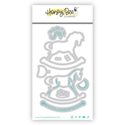 Lovely Layers: Old Fashioned Rocking Horse - Honey Cuts - Stand - Alone Dies - Honey Bee Stamps