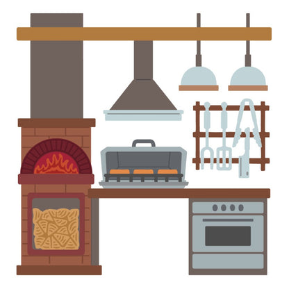 Lovely Layers: Outdoor Kitchen - Honey Cuts Stand - Alone Dies - Honey Bee Stamps