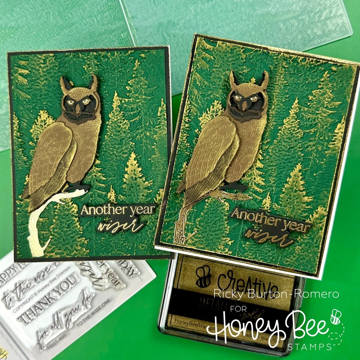 Lovely Layers: Owl - Honey Cuts - Stand - Alone Dies - Honey Bee Stamps
