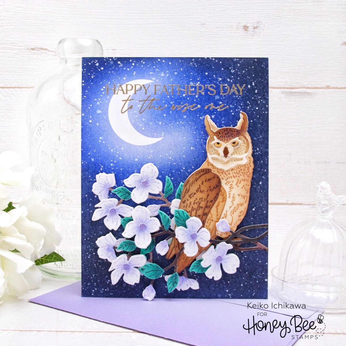 Lovely Layers: Owl - Honey Cuts - Stand - Alone Dies - Honey Bee Stamps