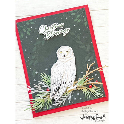 Lovely Layers: Owl - Honey Cuts - Stand - Alone Dies - Honey Bee Stamps