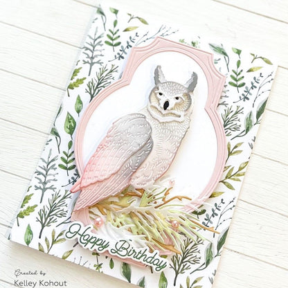 Lovely Layers: Owl - Honey Cuts - Stand - Alone Dies - Honey Bee Stamps