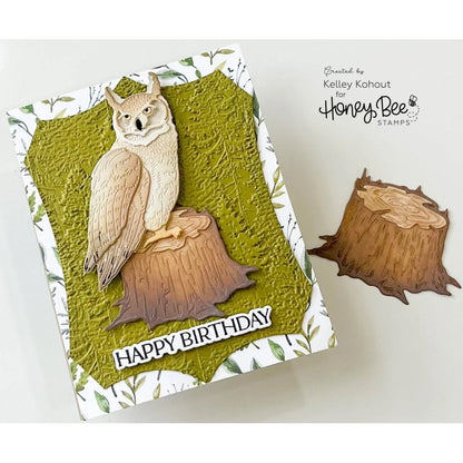 Lovely Layers: Owl - Honey Cuts - Stand - Alone Dies - Honey Bee Stamps