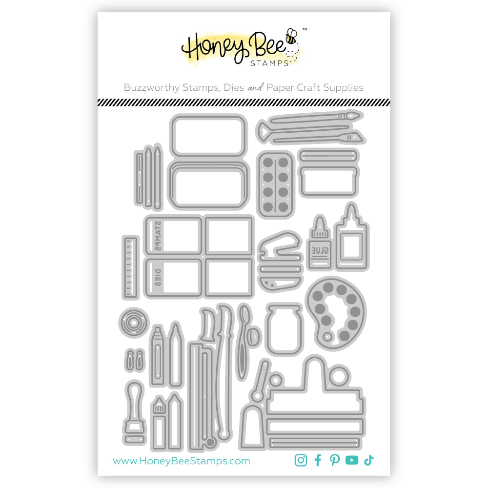 Lovely Layers: Paper Crafting Supplies - Honey Cuts - Stand - Alone Dies - Honey Bee Stamps