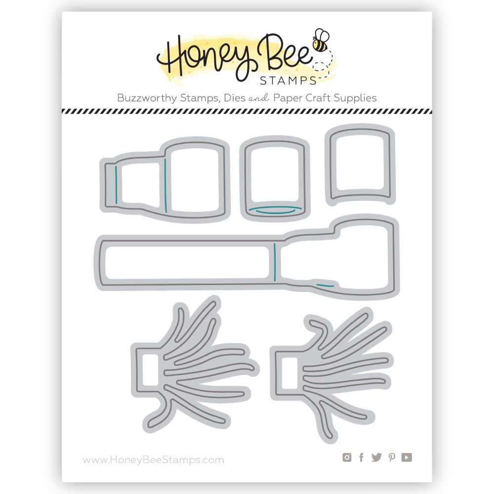 Lovely Layers: Party Blower - Honey Cuts - Honey Bee Stamps