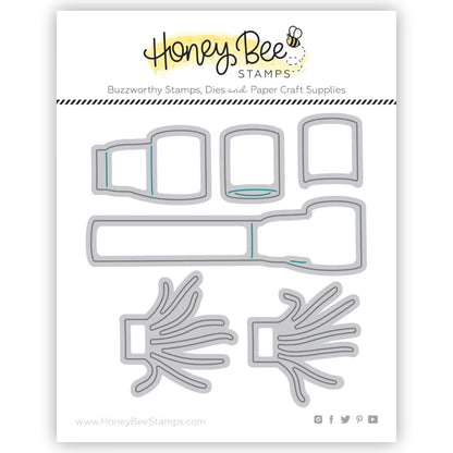 Lovely Layers: Party Blower - Honey Cuts - Stand - Alone Dies - Honey Bee Stamps