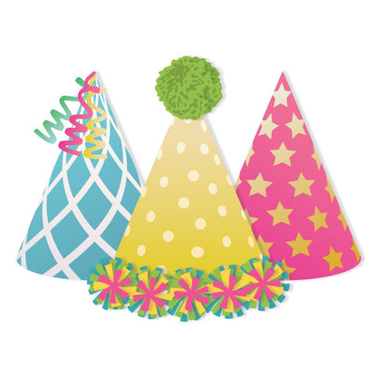 Lovely Layers: Party Hat - Honey Cuts - Stand - Alone Dies - Honey Bee Stamps