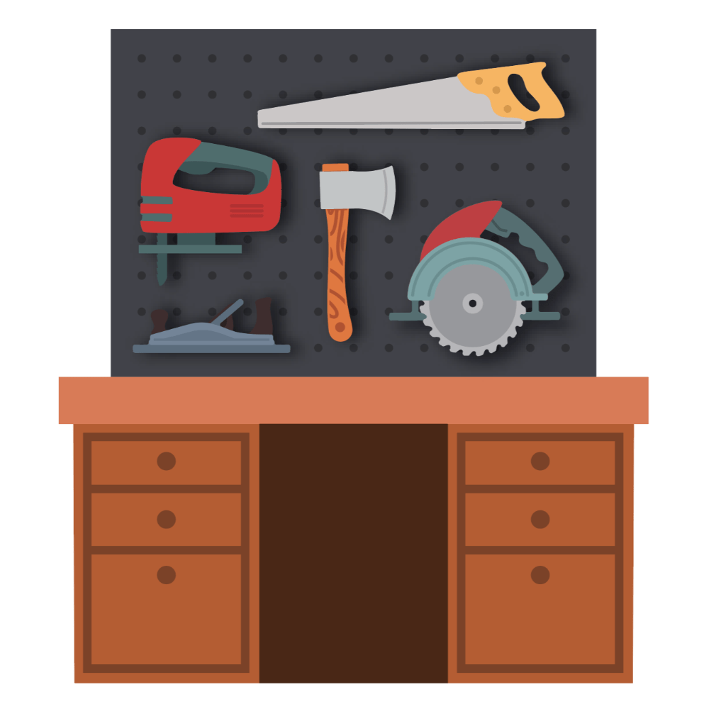 Lovely Layers: Pegboard and Desk - Honey Cuts - Stand - Alone Dies - Honey Bee Stamps