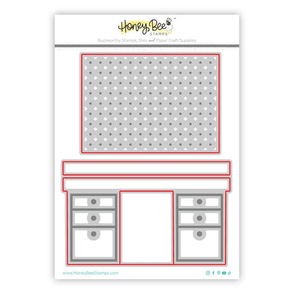 Lovely Layers: Pegboard and Desk - Honey Cuts - Stand - Alone Dies - Honey Bee Stamps