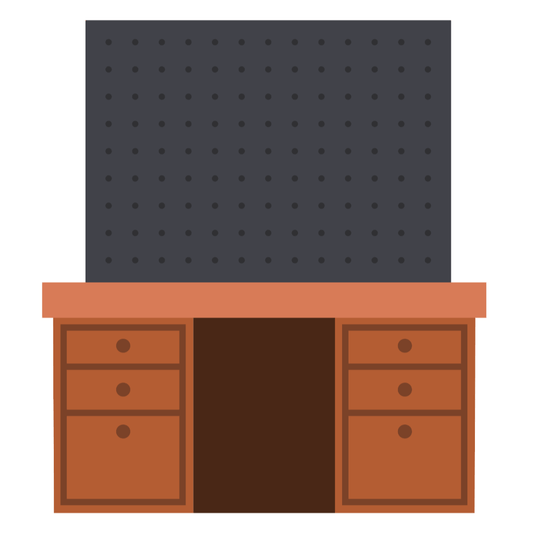 Lovely Layers: Pegboard and Desk - Honey Cuts - Stand - Alone Dies - Honey Bee Stamps