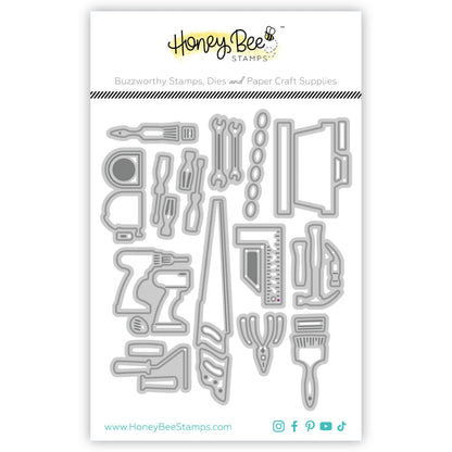 Lovely Layers: Pegboard Garage Tools - Honey Cuts - Stand - Alone Dies - Honey Bee Stamps