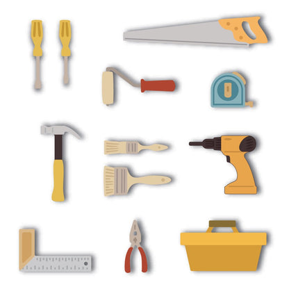 Lovely Layers: Pegboard Garage Tools - Honey Cuts - Stand - Alone Dies - Honey Bee Stamps