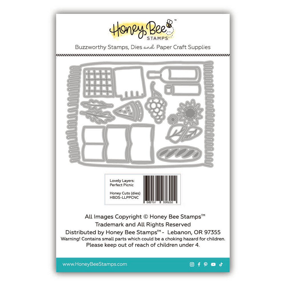 Lovely Layers: Perfect Picnic - Honey Cuts Stand-Alone Dies - Honey Bee Stamps