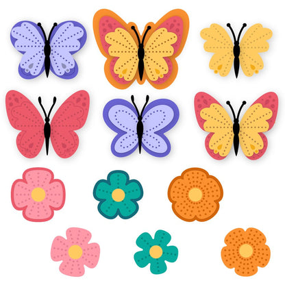 Lovely Layers: Petals & Wings - Honey Cuts Stand - Alone Dies - Honey Bee Stamps