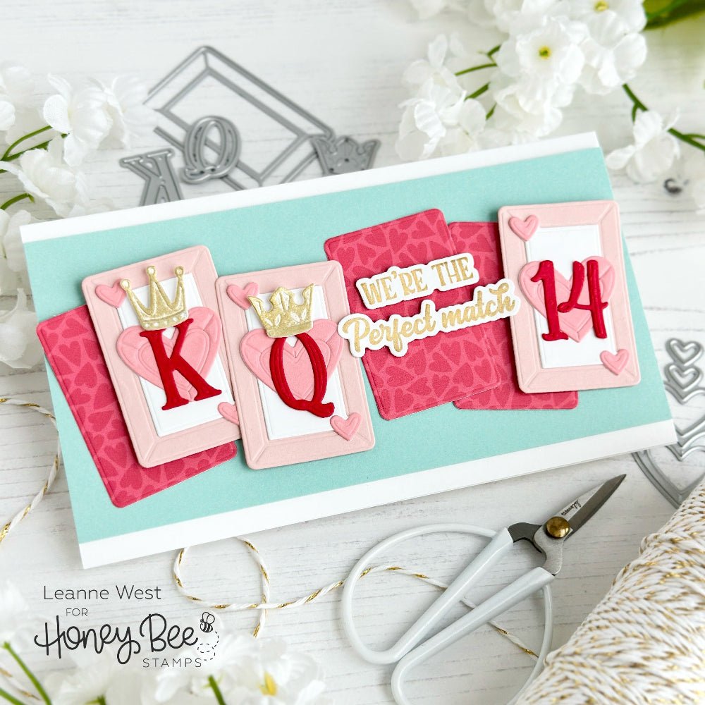 Lovely Layers: Playing Cards - Honey Cuts - Stand - Alone Dies - Honey Bee Stamps