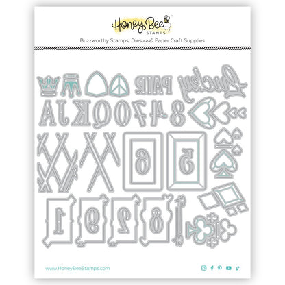 Lovely Layers: Playing Cards - Honey Cuts - Stand - Alone Dies - Honey Bee Stamps