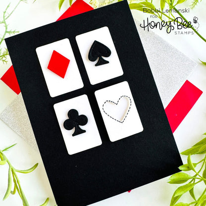 Lovely Layers: Playing Cards - Honey Cuts - Stand - Alone Dies - Honey Bee Stamps