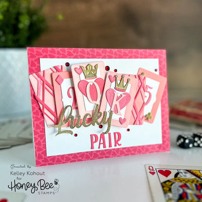 Lovely Layers: Playing Cards - Honey Cuts - Stand - Alone Dies - Honey Bee Stamps