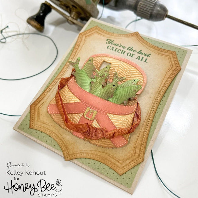 Lovely Layers: Rod & Reel - Honey Cuts - Honey Bee Stamps