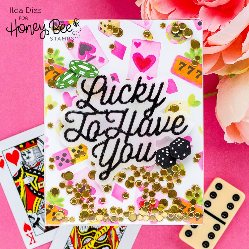 Lovely Layers: Roll The Dice - Honey Cuts - Stand - Alone Dies - Honey Bee Stamps