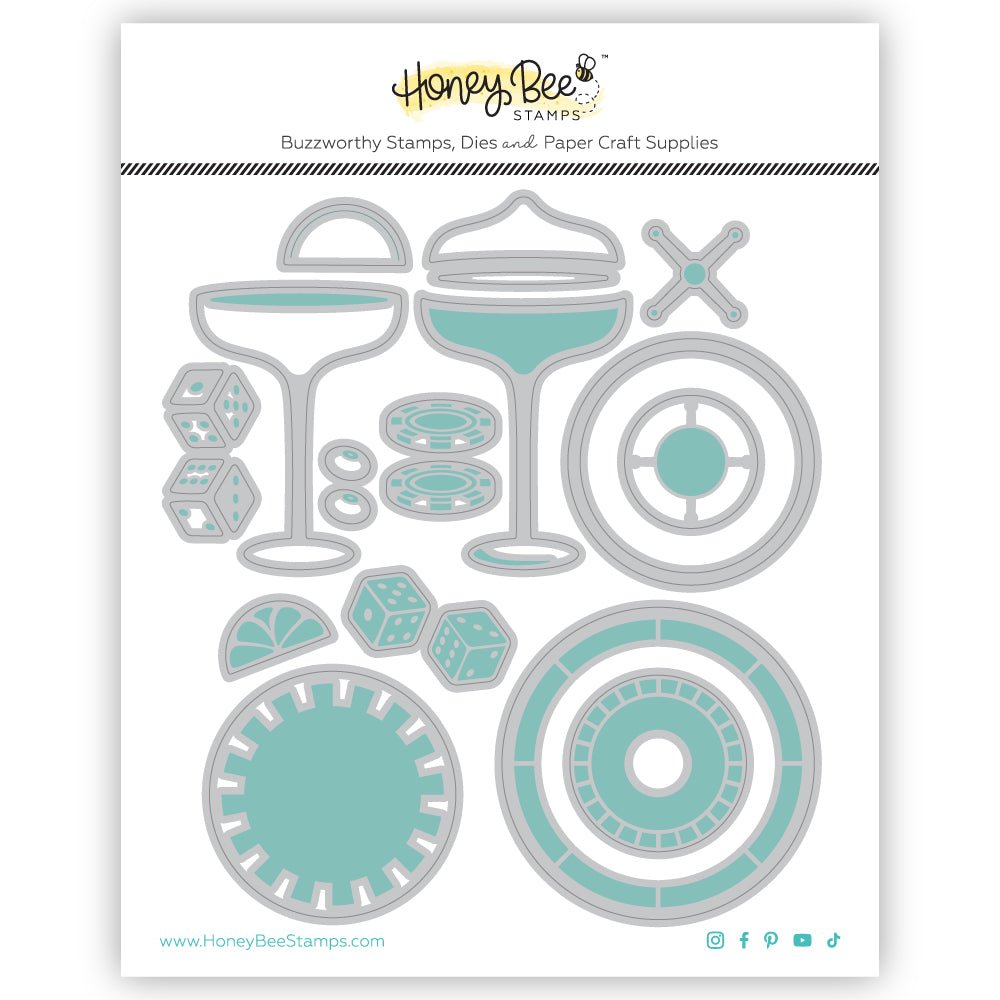 Lovely Layers: Roll The Dice - Honey Cuts - Stand - Alone Dies - Honey Bee Stamps