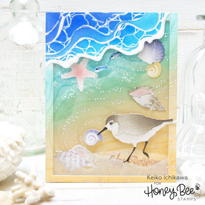 Lovely Layers: Sandpiper - Honey Cuts - Stand - Alone Dies - Honey Bee Stamps