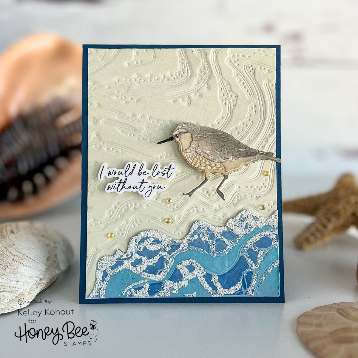 Lovely Layers: Sandpiper - Honey Cuts - Stand - Alone Dies - Honey Bee Stamps