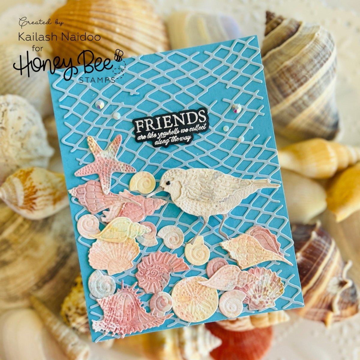 Lovely Layers: Sandpiper - Honey Cuts - Stand - Alone Dies - Honey Bee Stamps