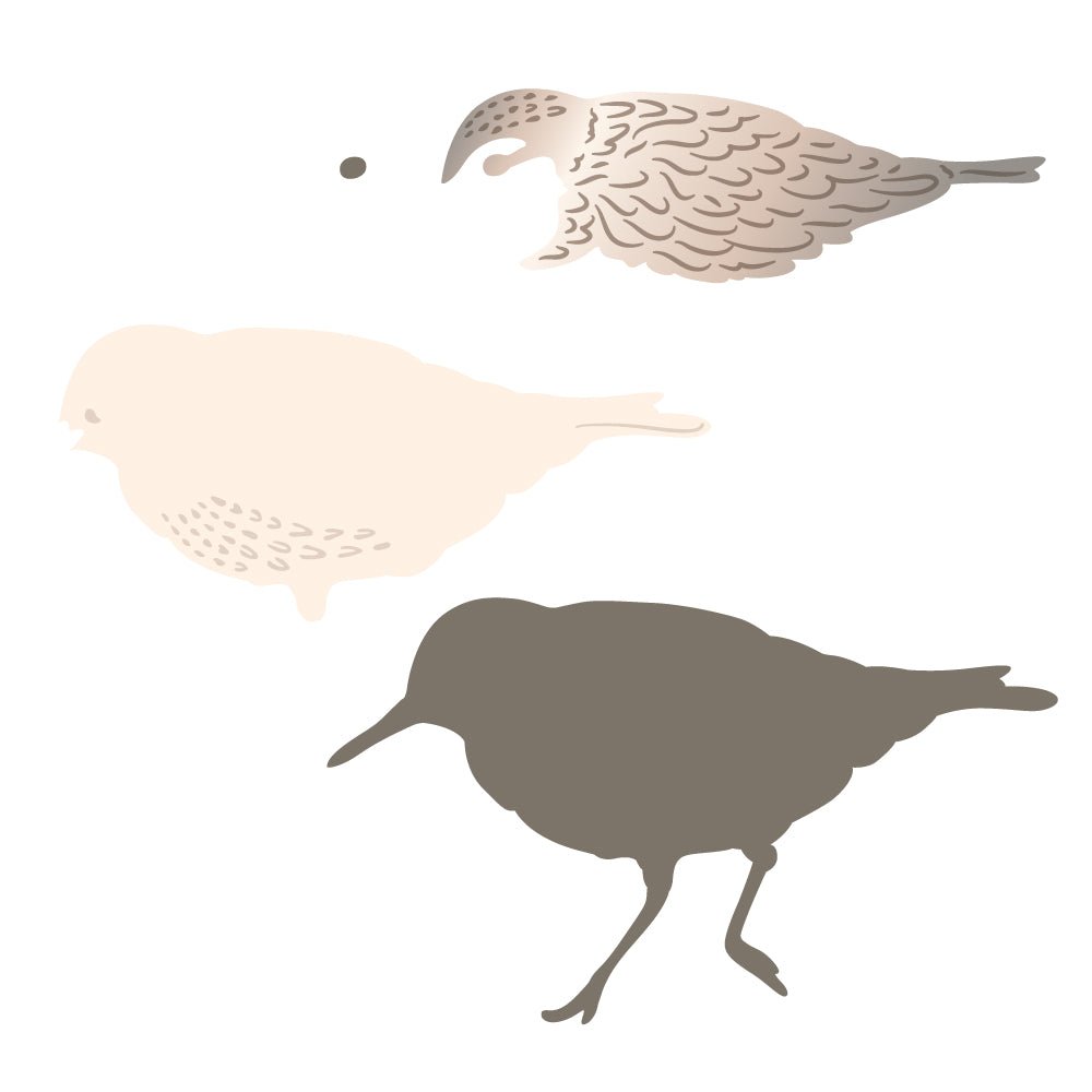 Lovely Layers: Sandpiper - Honey Cuts - Stand - Alone Dies - Honey Bee Stamps