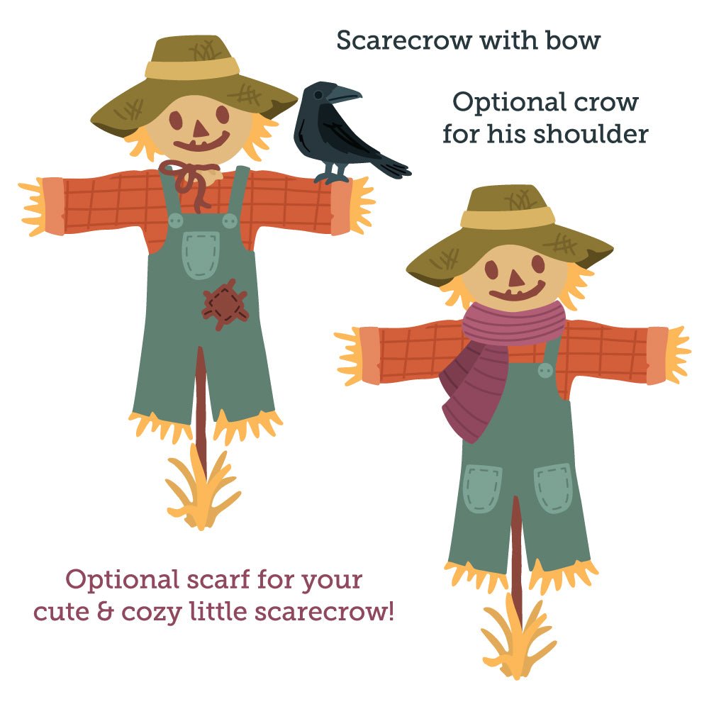 Lovely Layers: Scarecrow - Honey Cuts - Stand - Alone Dies - Honey Bee Stamps