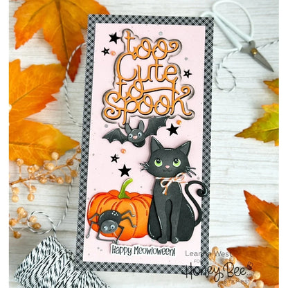 Lovely Layers: Scaredy Cat - Honey Cuts - Stand - Alone Dies - Honey Bee Stamps