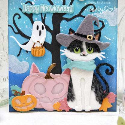 Lovely Layers: Scaredy Cat - Honey Cuts - Stand - Alone Dies - Honey Bee Stamps