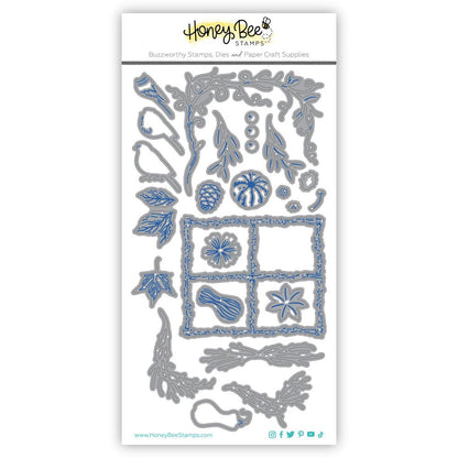 Lovely Layers: Seasonal Frame - Honey Cuts - Stand - Alone Dies - Honey Bee Stamps