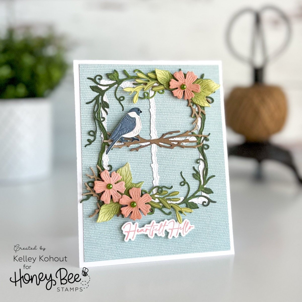 Lovely Layers: Seasonal Frame - Honey Cuts - Stand - Alone Dies - Honey Bee Stamps